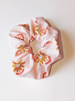 A photo of our caramel petals scrunchie